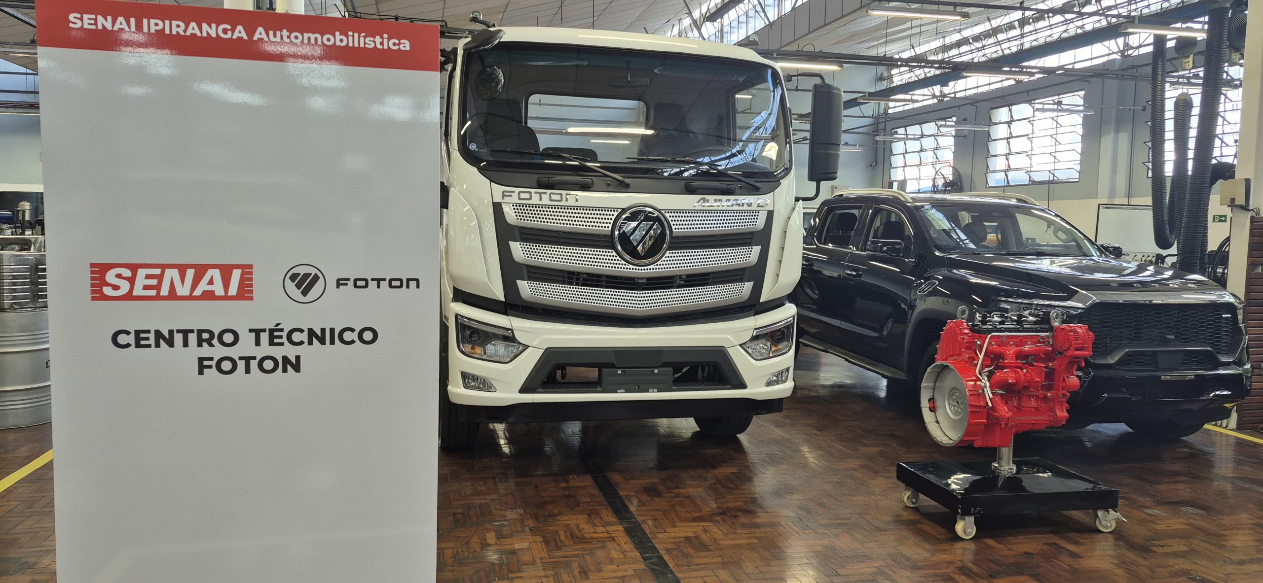 Foton capacita profissionais de sua rede de concessionárias em parceria com o SENAI